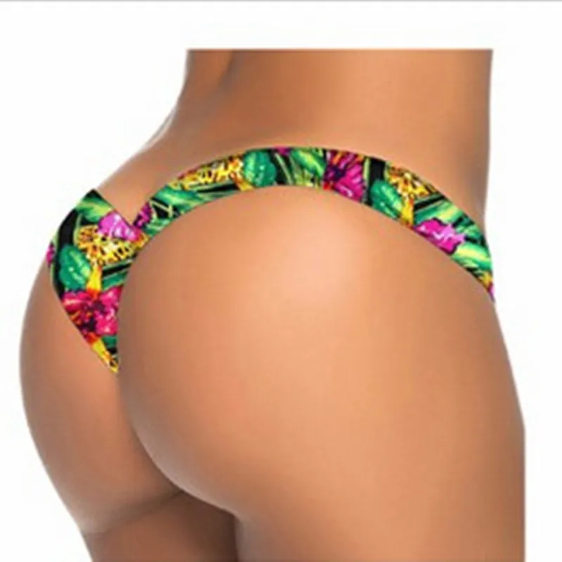 Two-pieces separate bikinis sexy womens low waist swim bottoms black skull swimsuit cheeky micro swimwear brazilian biquini