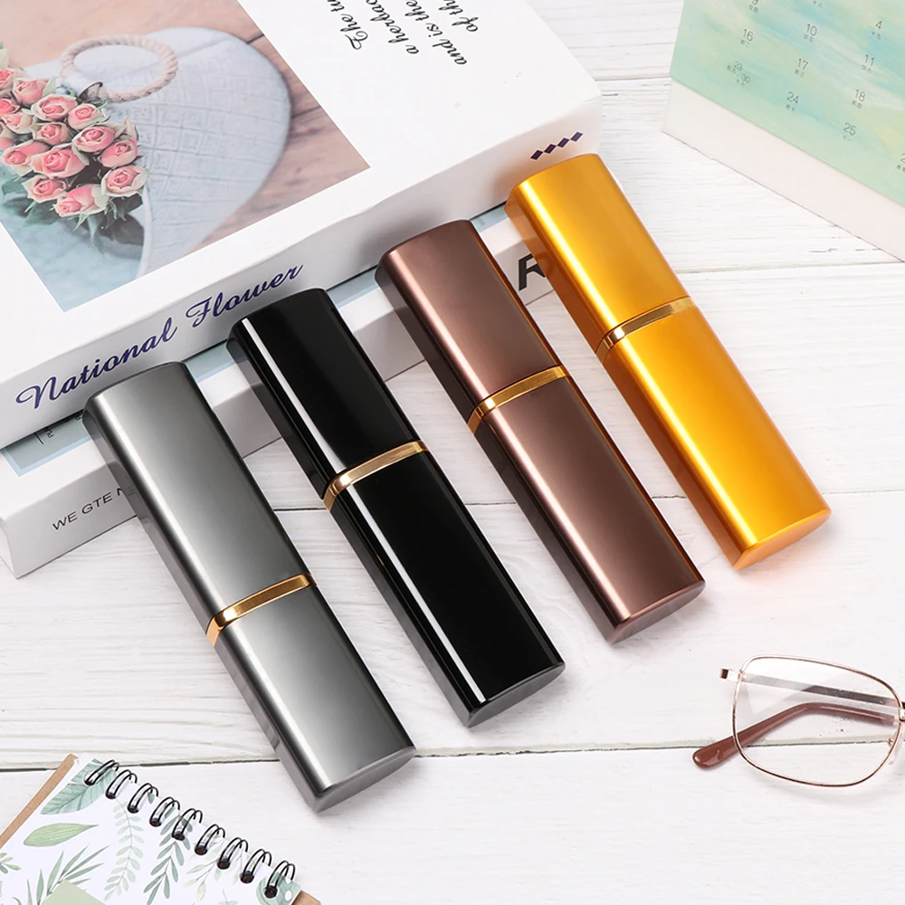 

Mini Portable Cute Alumina Pencil Case Metal Glasses Box Women Men Reading Glasses Sunglasses Case Eyewear Protector New Fashion