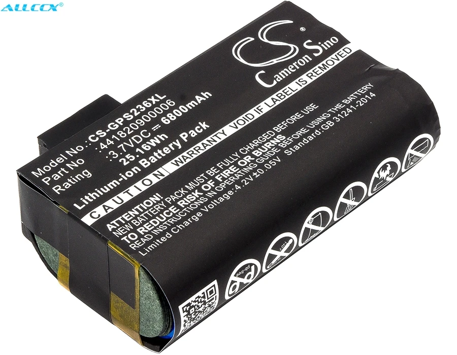 Аккумулятор Cameron Sino 6800 мАч 441820900006 для AdirPro ps23b Getac ps237 PS336 Nautiz X7|Цифровые