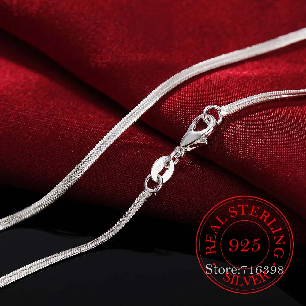 Flat Snake Chain Necklaces 