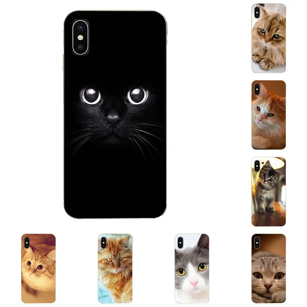 Мягкий чехол для мобильного телефона из ТПУ с оранжевым пушистым котом Huawei Honor Mate