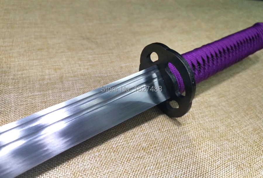 Battle Ready Samurai Straight Knife Saber Strong High Carbon Steel Blade Sharp Ninja Dao Sword Wakizashi Katana Full Tang