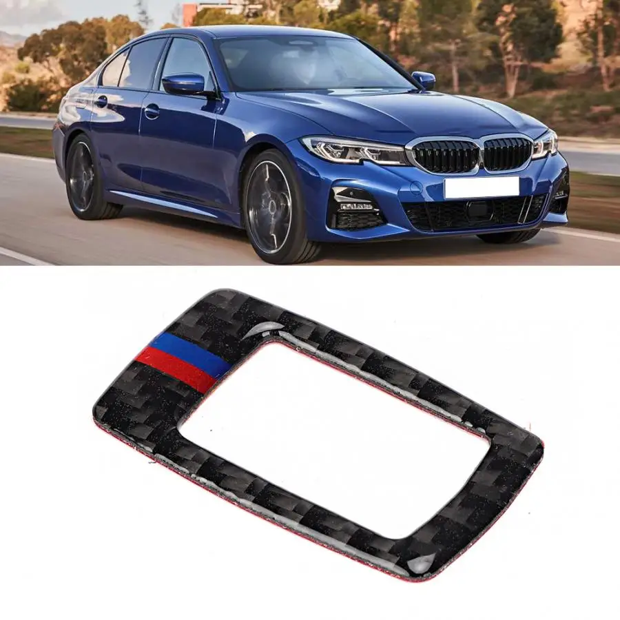 Накладка на переключатель багажника Наклейка подходит для BMW 3 серии G20 325 330 335 19-20 для левостороннего вождения автомобиля из углеродного волокна