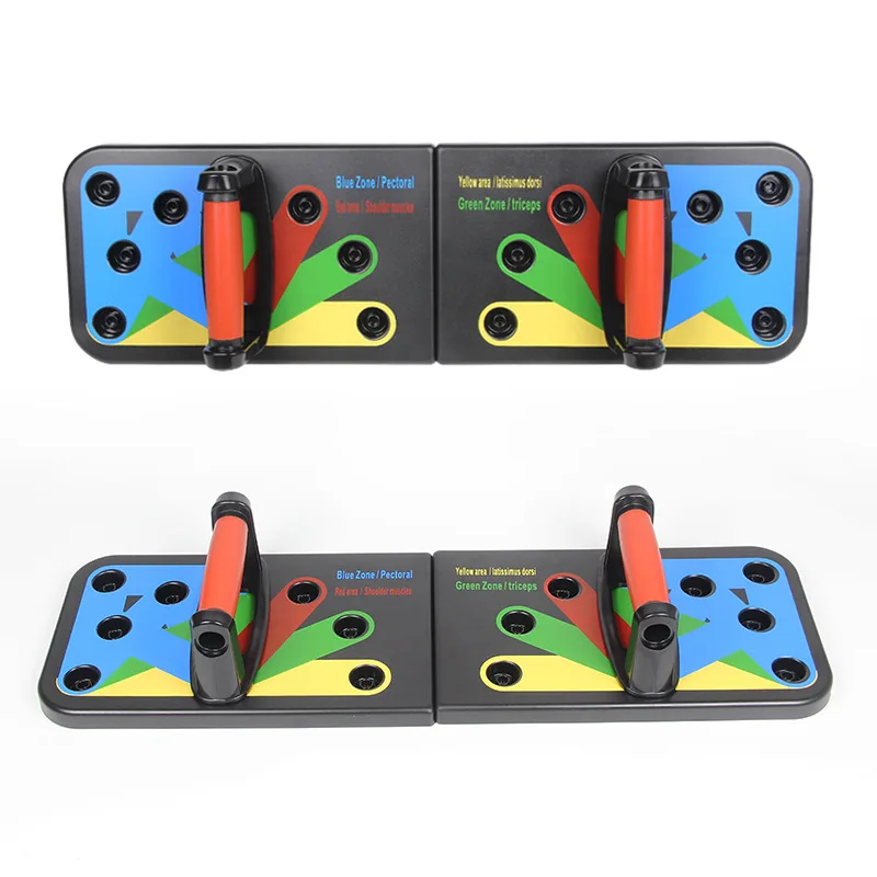 

Push-up Rack Folded Board Set Abdominales Bar Multi-Function Fitness Home Gym Chest Muscle Grip Training and Exercise Equipment
