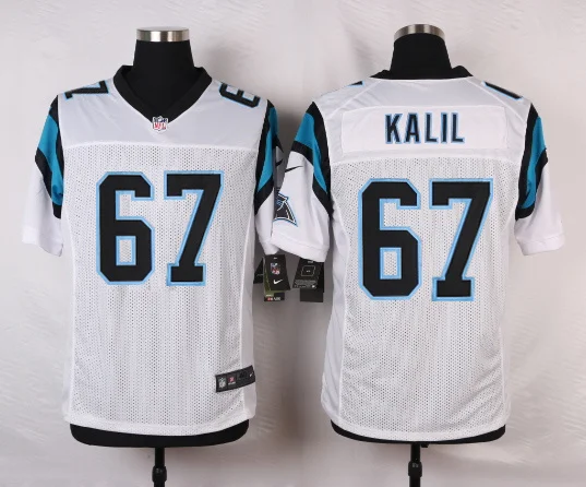 Серебристый Stitiched, Carolina, Cam Newton, Josh Norman, Luke Kuechly, Greg Olsen, Kelvin Benjamin Jersey - Цвет: Серебристый