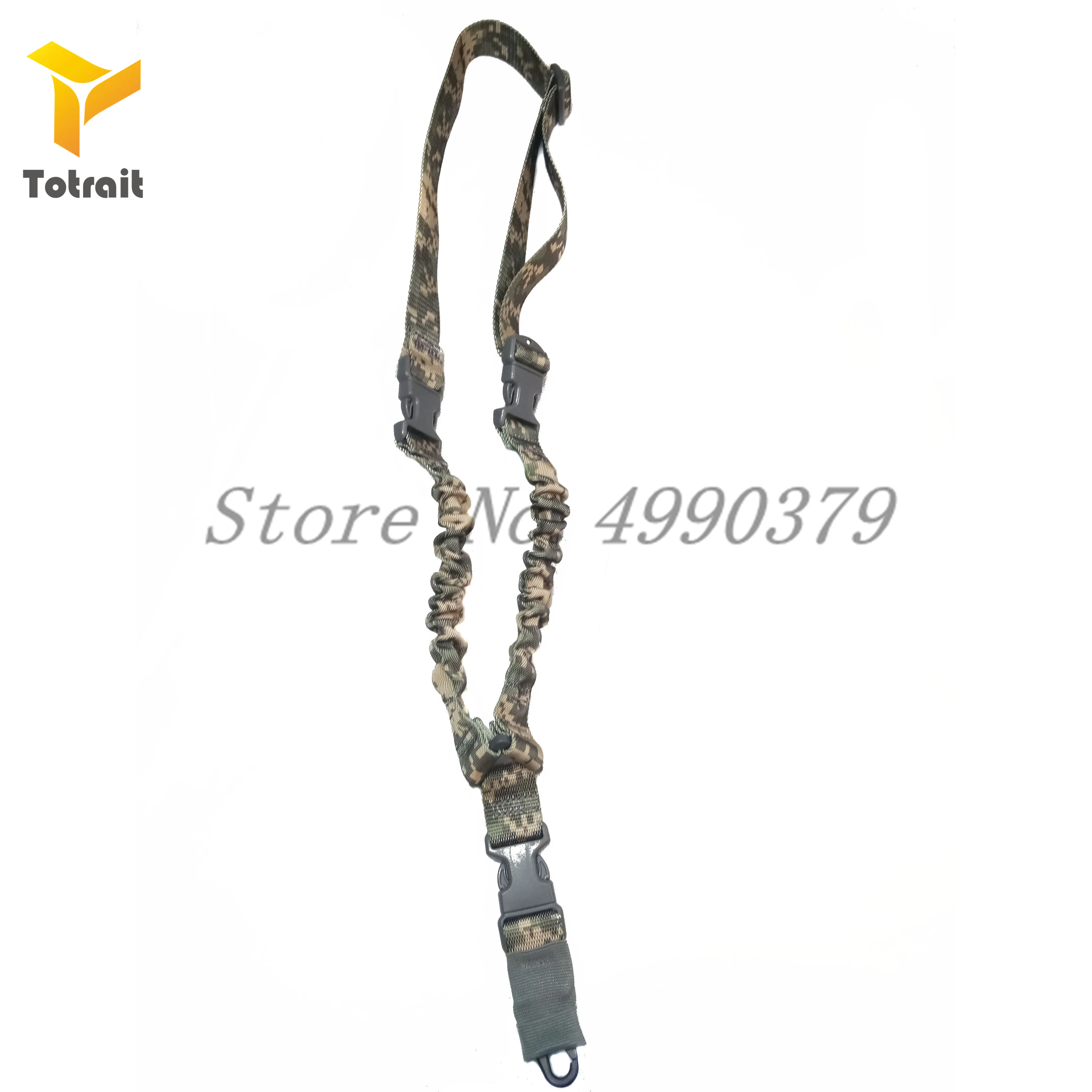TOtrait 1000D одноточечный 1-Point One Point тяжелое крепление банджи военный винтовочный Слинг Регулируемый тактический зеленый черный загар ГУ