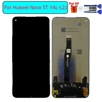 

For Huawei Nova 5T YAL-L21 Display LCD Screen Digitizer replacemen For Huawei Nova 5T YAL-L21 lcd display screen module