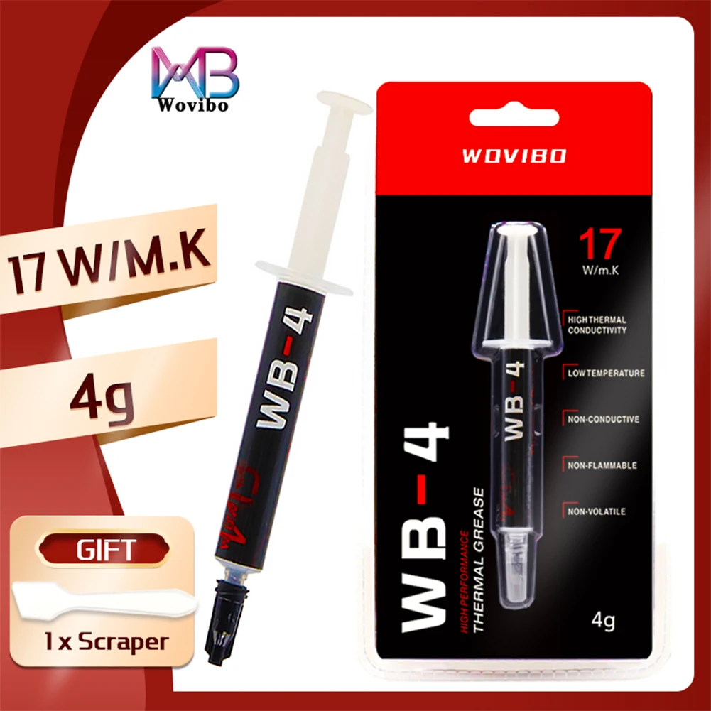Wovibo Thermal Paste WB-4 WB 4 4g 17 W /m-k