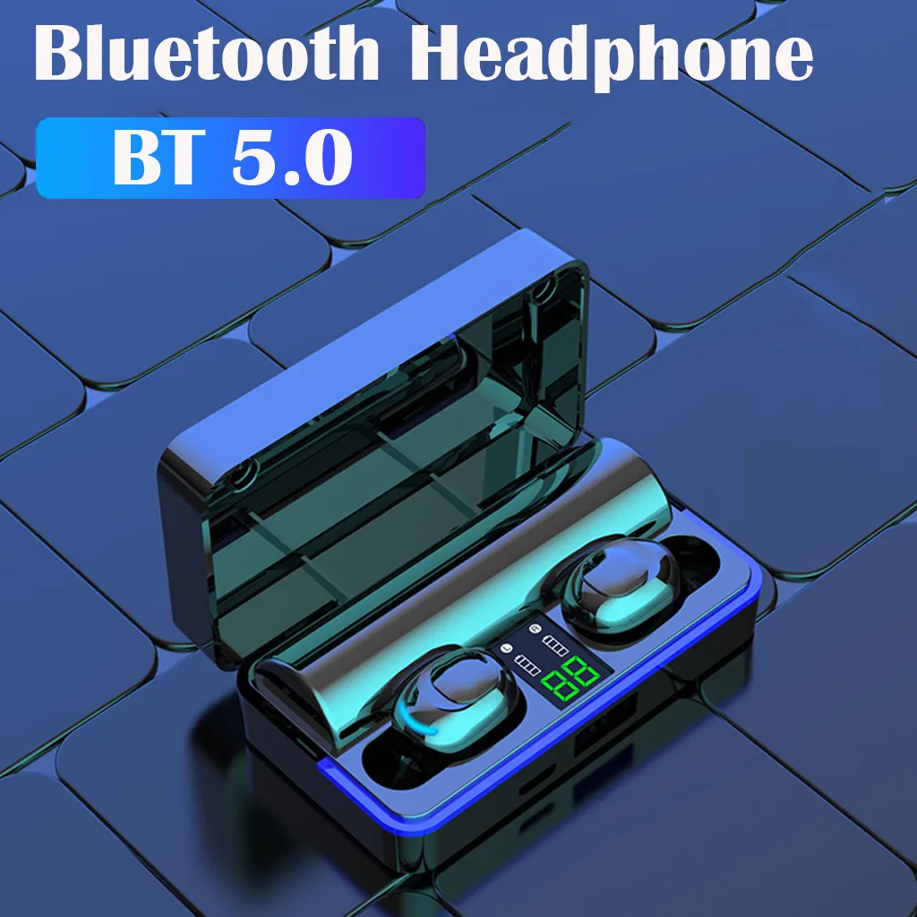 20% Bluetooth наушники W12 беспроводные мини наушники Bluetooth 5,0 Спортивная гарнитура портативная зарядная коробка аурикулярная Bluetooth kulaklыk