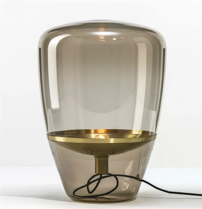  Lustre Led Modern Glass Table Lamp Post Modern Desk Lamp for Living Room Bed Lamp Lamparas De Pie L