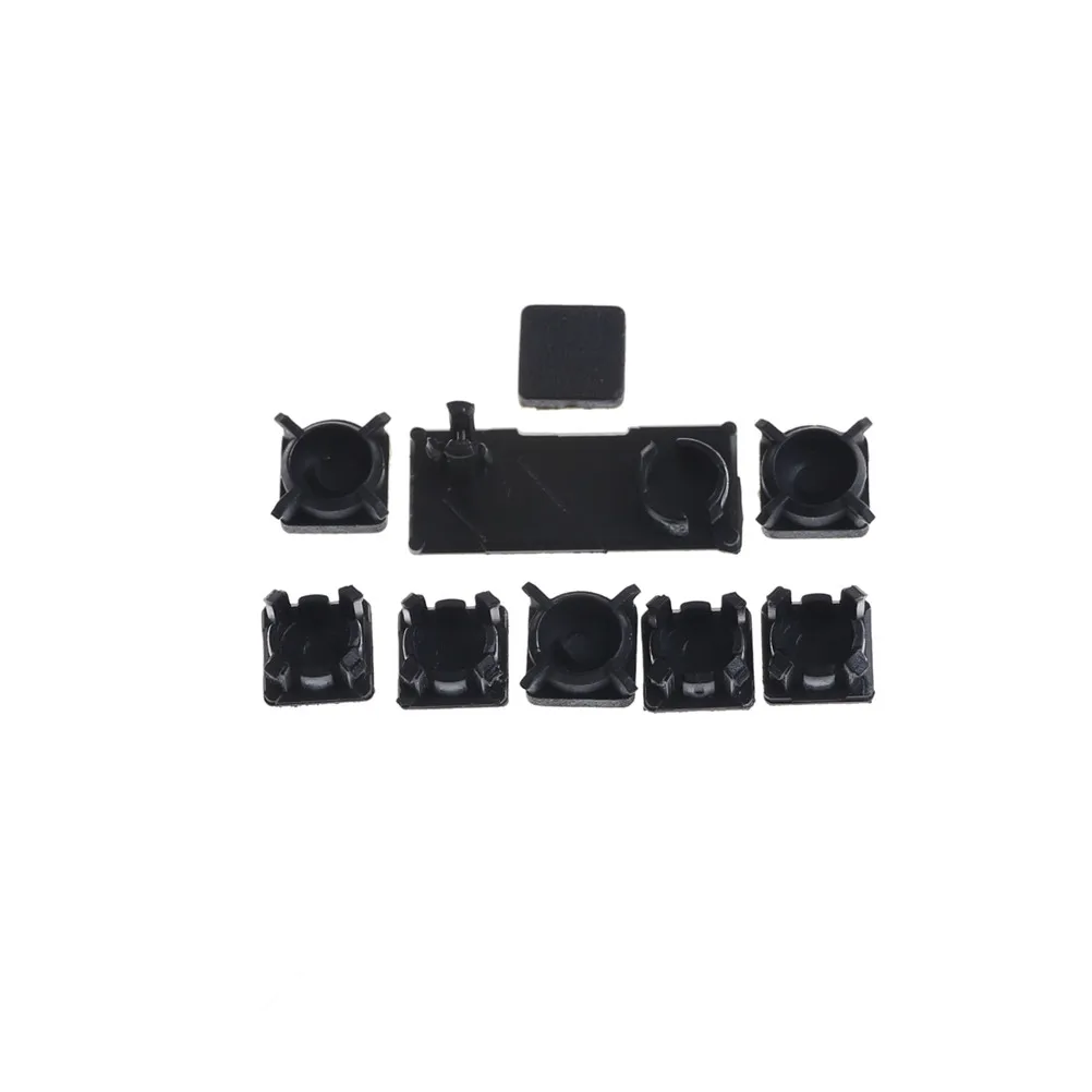 9pcs Replacement Rubber Feet & Plastic Button Screw Cap Cover Set For Sony Playstation 3 Controller For PS3 Slim 2000 3000
