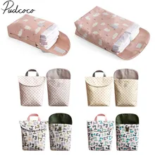 Diapering Туалет тренировочные пакеты мини Водонепроницаемый влагонепроницаемый рюкзак для младенца ткань пеленки сумка для пеленок многоразовые