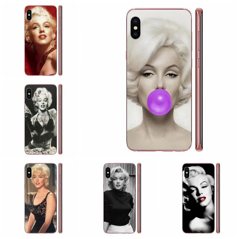 Sexy Marilyn Monroe Bubble Gum Red Lips For Samsung Galaxy A10 A20 A20E A3 A40 A5 A50 A7 J1 J3 J4 J5 J6 J7 2016 2017 2018 | Мобильные