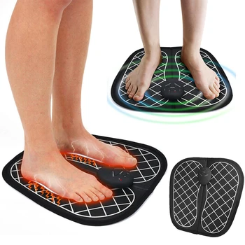 

EMS Foot Massage Pad Intelligent Acupoint Capture Foot Leg Vibration Massager Cushion for Relax Body Pain Foot Care