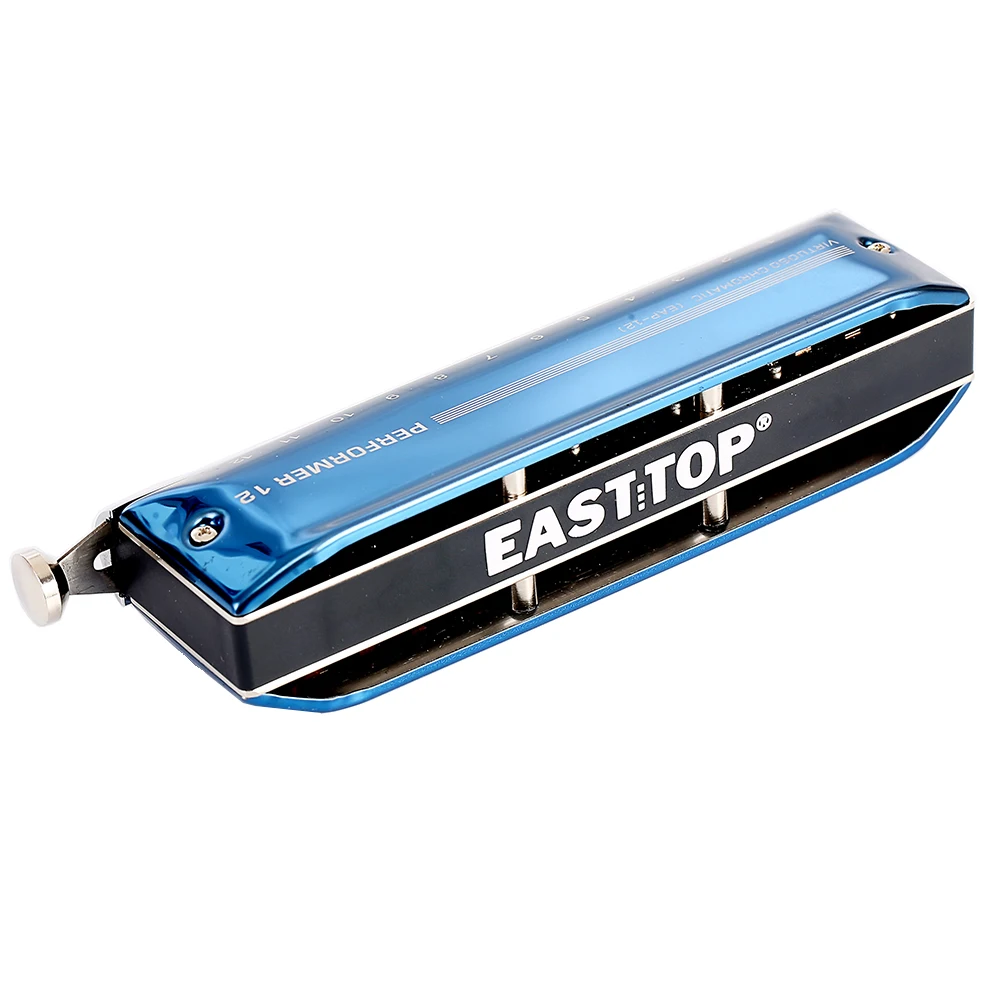 Chromatic Harmonica Performer EAP-12 EAP-16 Mouth Organ Key of C 12 16 Hole harp 48 64 Tone