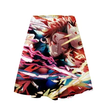 Новинка года; повседневная юбка в стиле Харадзюку с принтом «Демон»; Новые сексуальные женские юбки в стиле кэжуал; уличная одежда