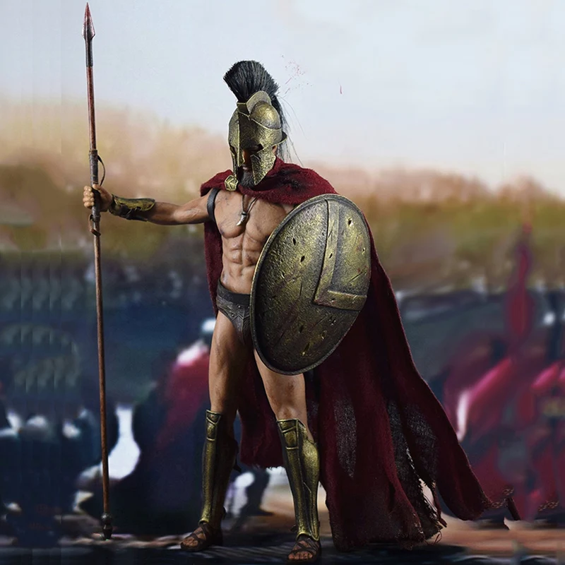 

1/12 Scale Spartacus 300 Warrior King of Sparta Joints Moveable Action Figure PVC Collectible Model Toys