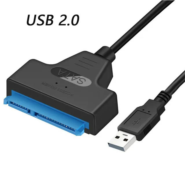 SATA to USB 3.0 / 2.0 Cable Up to 6 Gbps for 2.5 Inch External HDD SSD Hard Drive SATA 3 22 Pin Adapter USB 3.0 to Sata III Cord SATA to USB 2.0