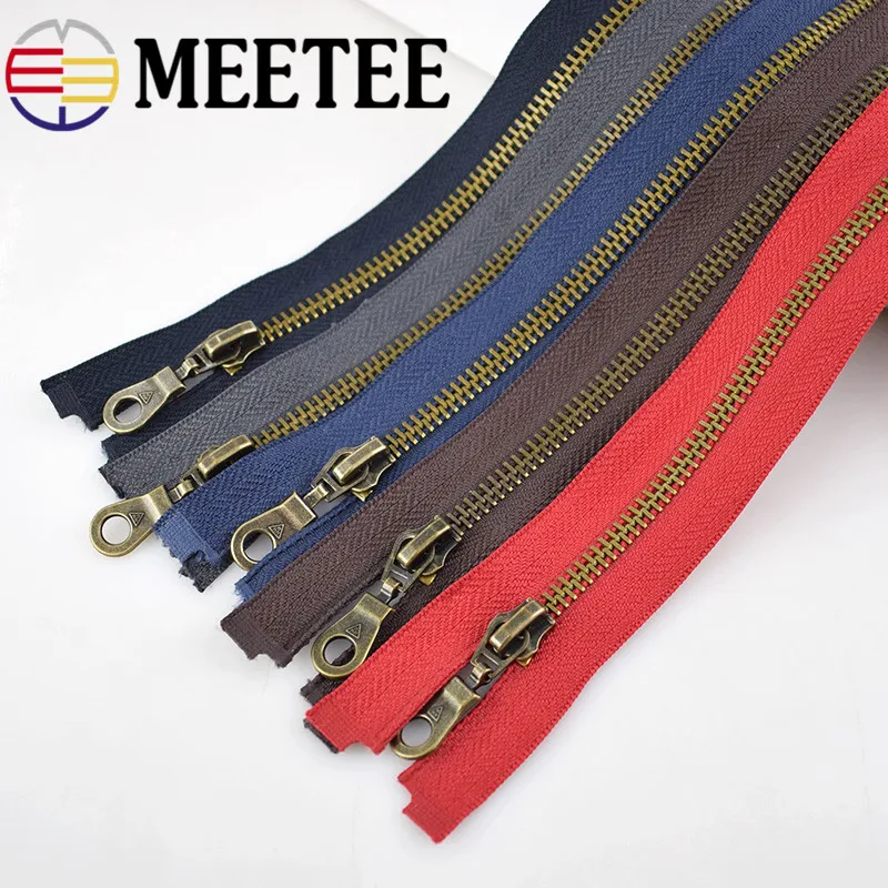 Meetee 1 шт. 70 см 5 # бронзовая металлическая молния сделай сам швейная кожаная куртка