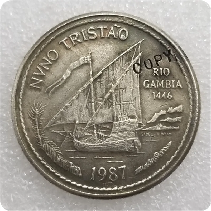 Portugal-1987-100-Escudo-Coin-Medal COPY commemorative coins | Дом и сад
