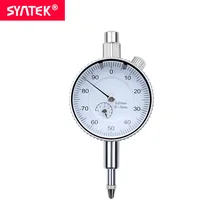 Syntek 0-5mm High Quality Dial Indicator Measuring Tool Metric Dial Test Indicator 0.01mm Dial Gauge Digital 111F05 0 001mm high accuracy metric precision dial indicator dial gauge measuring meter 0 1 mm dial indicator gauge 0 001
