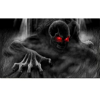 

2019 Creative rear window stickers Terrorist stickers 3D stereo rear glass personality perspective car stickers