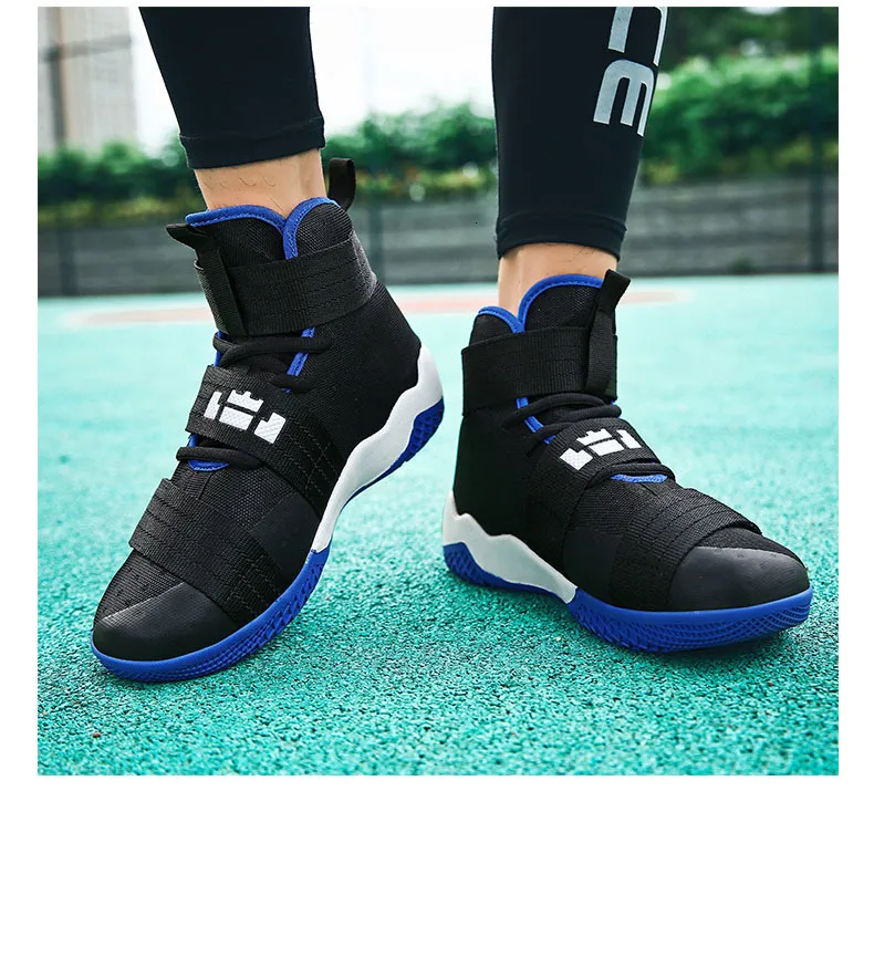 Men's Lebron James Basketball Shoes Breathable Sports Shoes Mens Ankle Boots Basketball Sneakers Cushioning Jordan Shoes Unisex