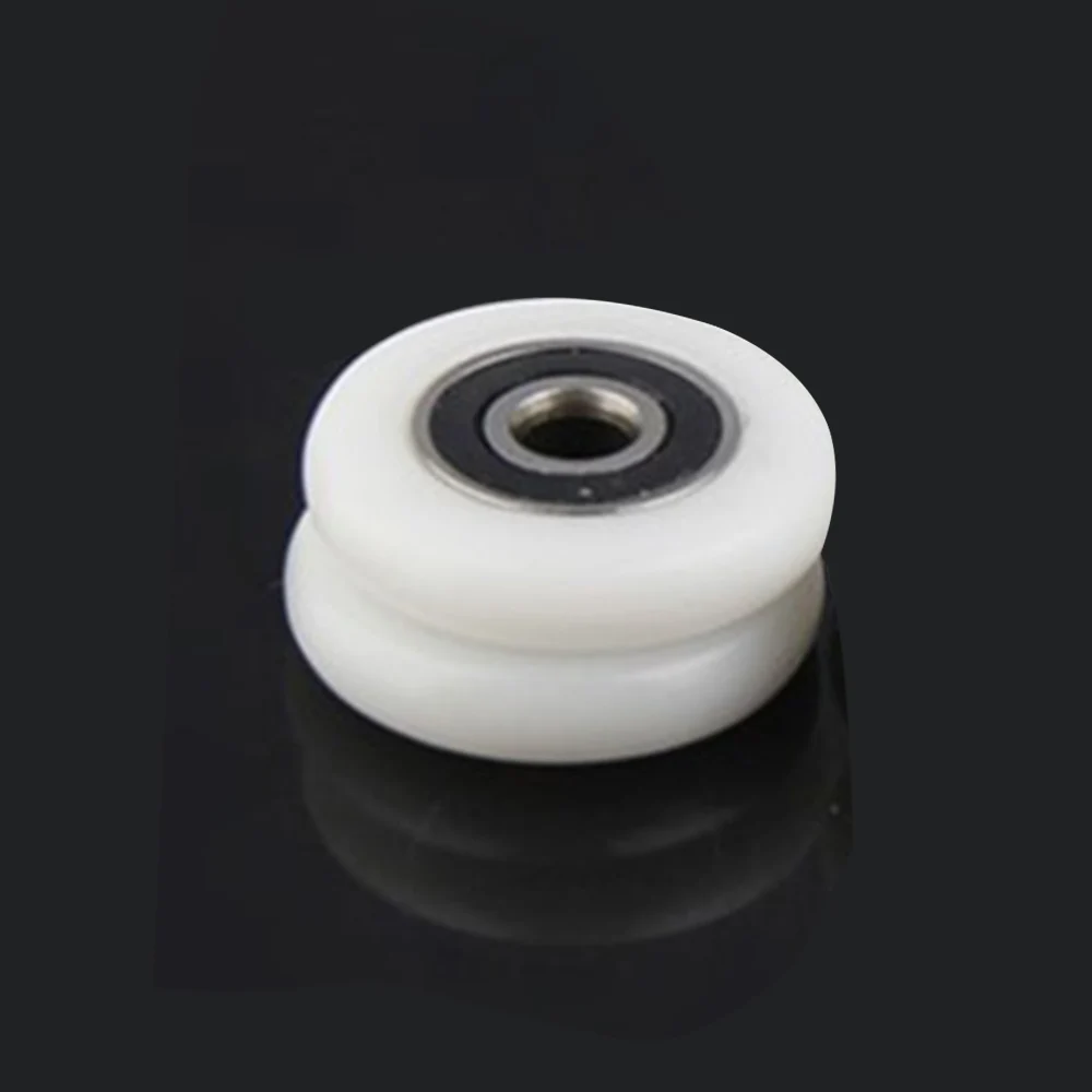 10PCS 23mm 25mm 27mm 목욕 캐비닛 슬라이드 도어 휠 옷장 샤워 룸 베어링 롤러 교체 ABS 욕실 게이트 액세서리