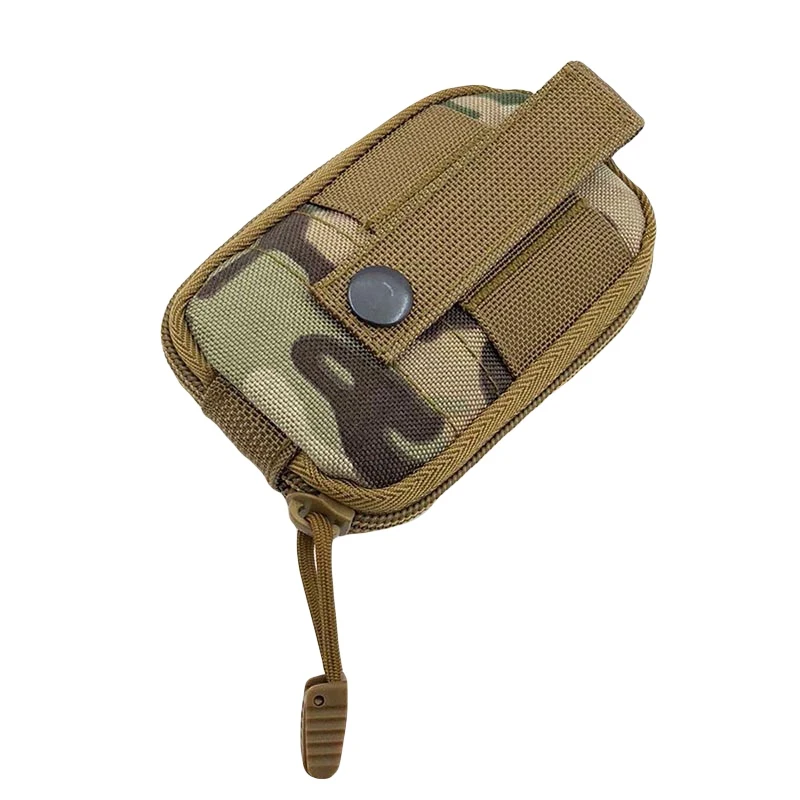 Военный портативный общепользовательский охотничий складная сумка для хранения поясная сумка тактическая поясная Сумка для кемпинга на шнурке поясная сумка для активного отдыха спорта - Цвет: Зеленый