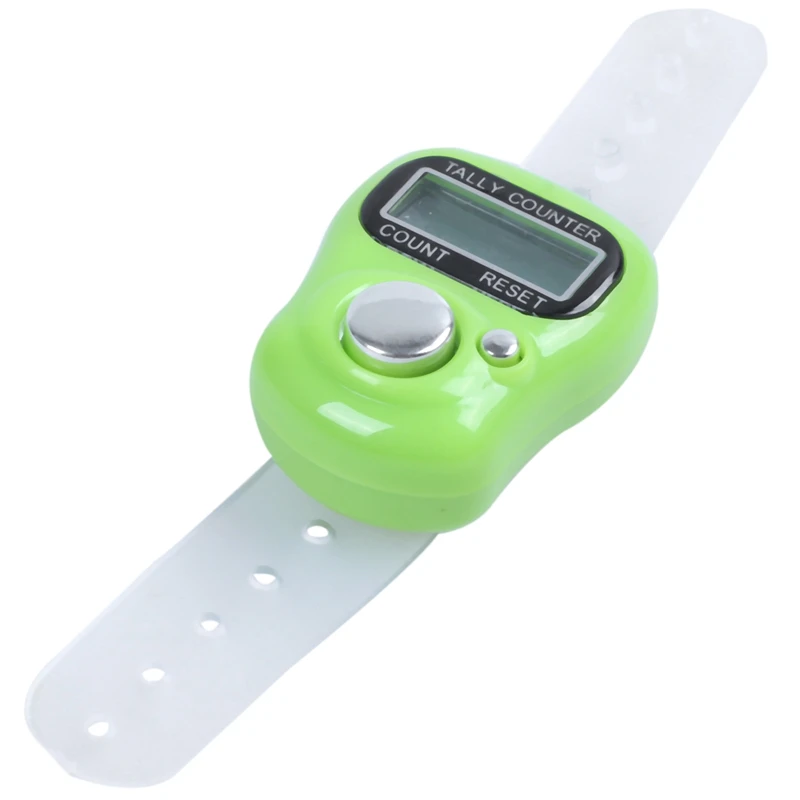 

Green Plastic Case 5 Digit LCD Electronic Finger Counter Hand Tally