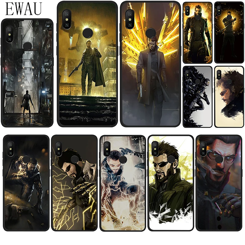 EWAU Deus Ex силиконовый чехол для телефона для Xiaomi Redmi Note 4 4X5, 6, 7, 8 Pro 5A prime