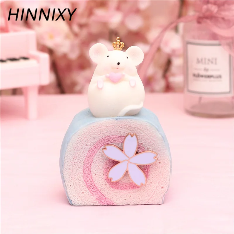Hinnixy Смола Музыка ночник Светодиодная лампа Единорог Фламинго прикроватный