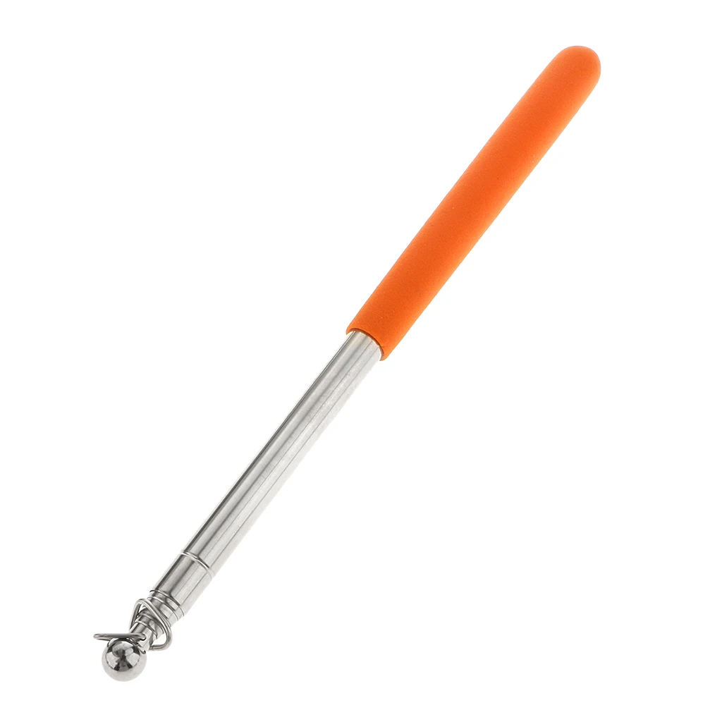1.2M/1.6M Stainless Steel Telescoping Flagpole For Banner Flag Collapsible, 6 Colors Available