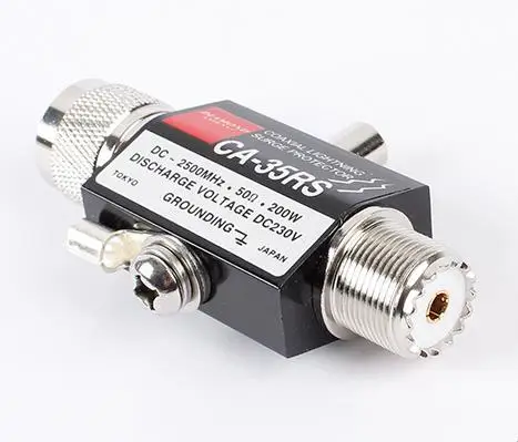 Ca-35Rs Pl259 So239 Radio Connector Adapter Repeater Coaxial Antenna Surge Protector