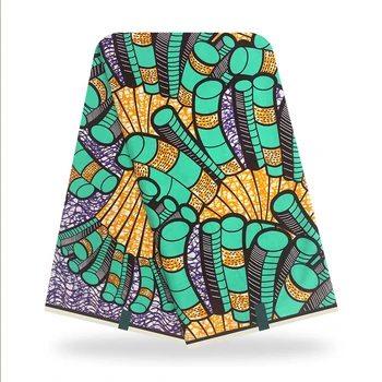 

Ankara Fabric African Real Pagne Wax Print 100% Cotton Flower Print Cloth Veritable Wax Latest High Quality Soft New Veritable