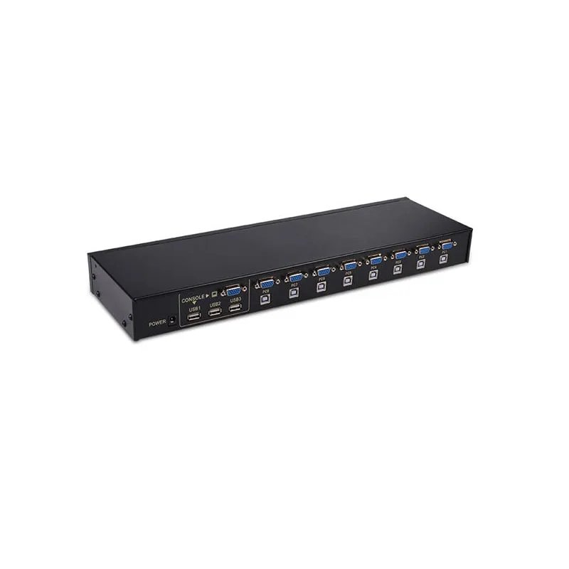 8 портов KVM переключатель VGA USB распределитель Sharer rack In1Out конвертер несколько