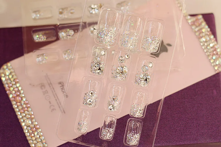 24 шт./компл. европейские балерины для дизайна ногтей Предварительно Дизайн розовый полный конфин формы матовые накладные ногти искусственные цветы для невесты ногтей