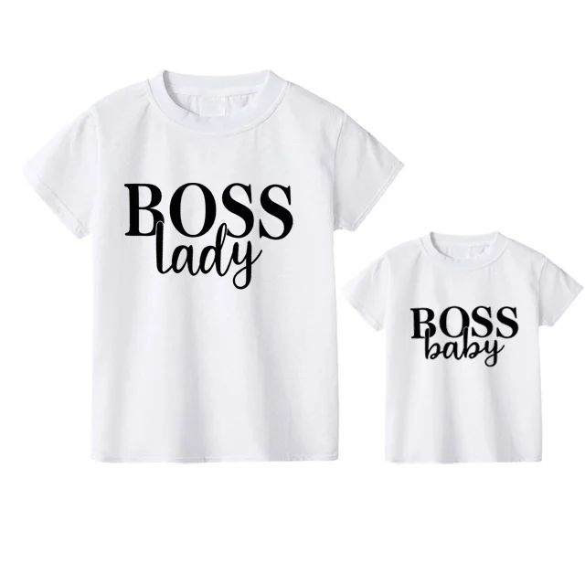 Summer Family Matching Clothes Mommy And Me T Shirt Mother Daughter Son Outfits Mum Mom T-Shirt Baby Girl Boys T Shirt 4