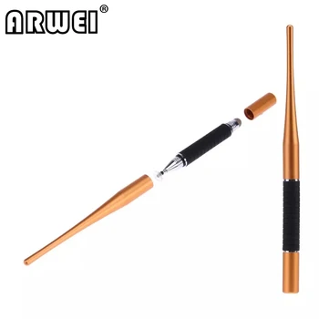 

Universal 2 In 1 Fine Point Touch Screen Pen Drawing Stylus Capacitive Pens For iPad iPhone All Mobile Phones Tablet ARWEI
