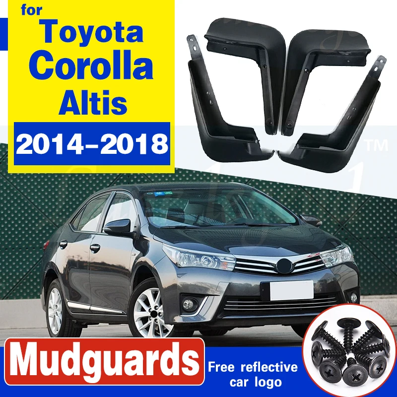 Литая Автомобильная щитка от грязи для Toyota Corolla Altis 2014 2018 2016 брызговики