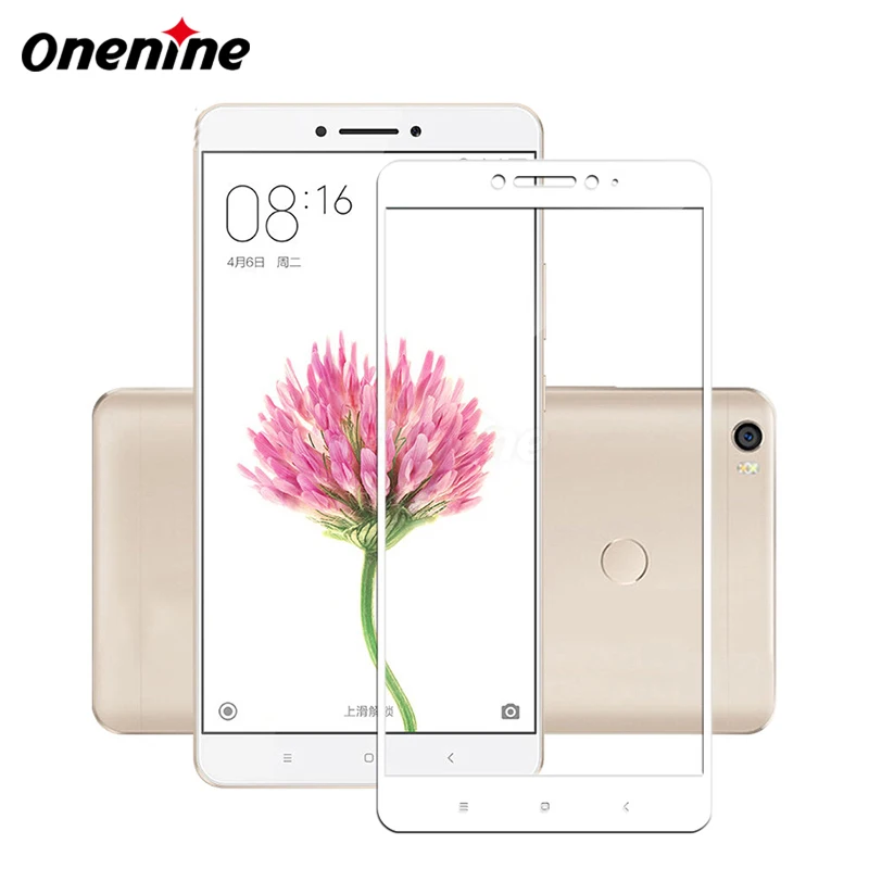 Защитная пленка Onenine 4D для Xiaomi Max 2 закаленное стекло с полным покрытием изогнутая