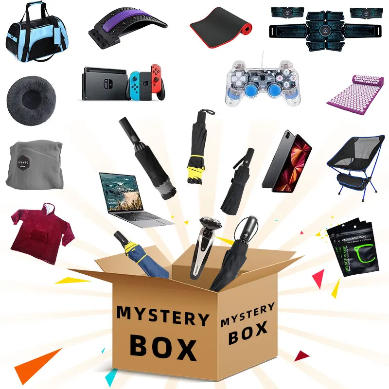 Super Popular Lucky Mystery Box 100% Surprise High-quality Gift Electronics Gamepads Digital Cameras Novelty Christmas | Дом и сад