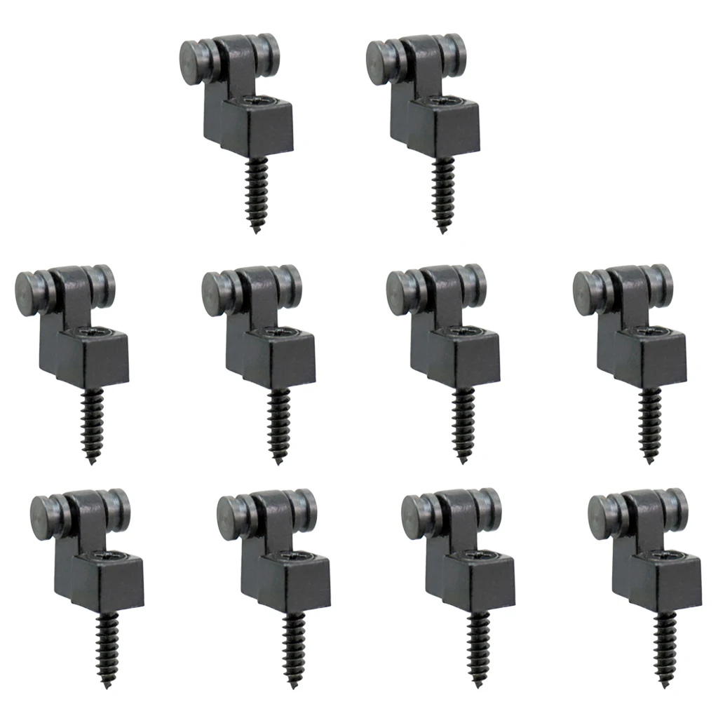 10x Metal String Retainer Roller Tree for Fender Type ST SQ Electric Guitar Replacement