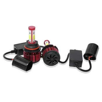 

4Side 9007 HB5 COB LED Headlight Kit 32500LM Hi-Lo Beam Bulbs