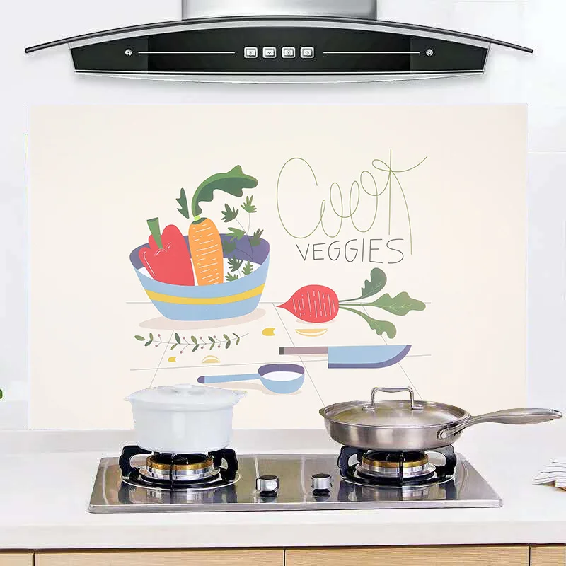 Мультяшная кухня маслостойкая Настенная Наклейка Домашние животные водостойкая