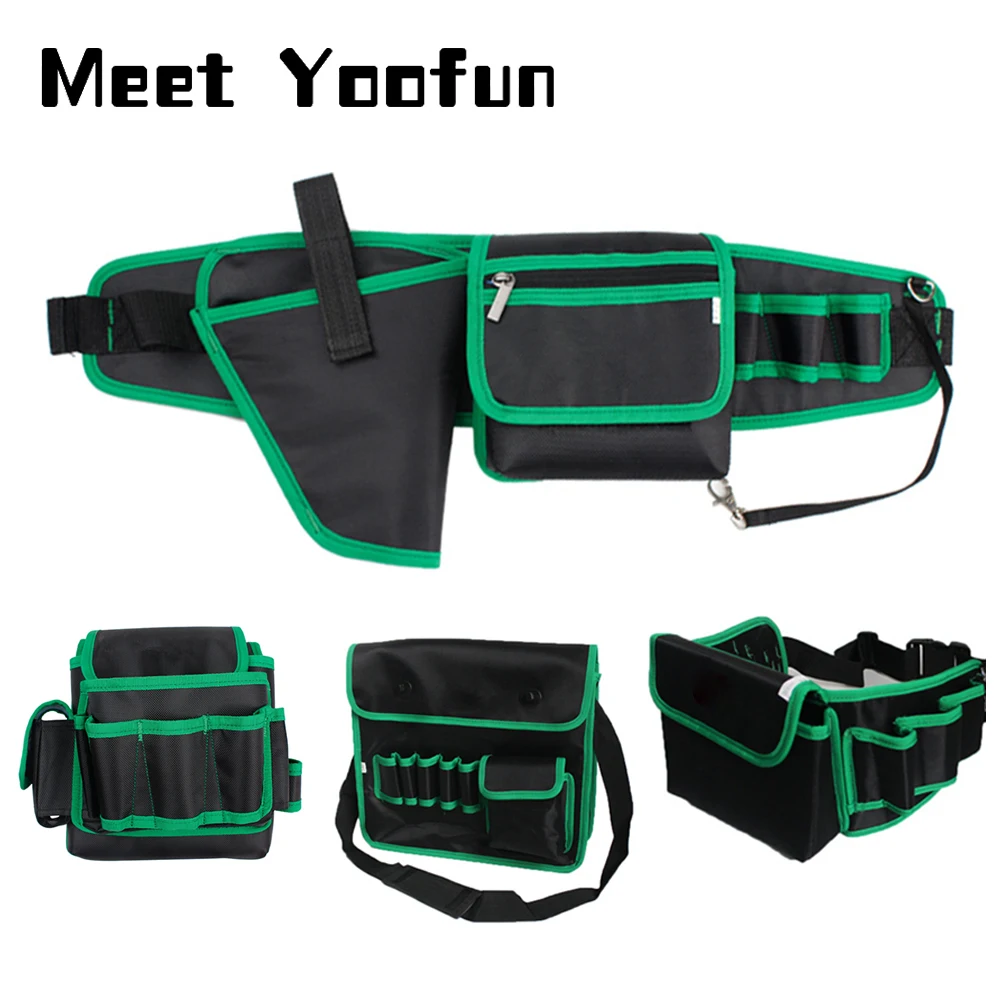 Tool Storage Bag Multi-function Waist Pack Pouch Repair Tool Belt Bag Organizer Screwdriver Wrench Holder mechanic tool bag