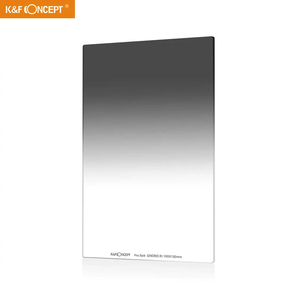 Квадратный фильтр K & F Concept 100x150мм мягкий градиентный нейтральной плотности ND8 3