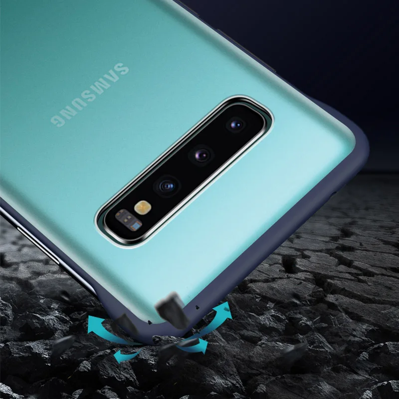 SemgCeKen бампер с кольцом Прозрачный чехол для samsung galaxy s10 plus lite e s10plus s10lite s10e s 10 ультра тонкий чехол для телефона