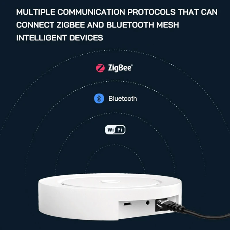 Шлюз Tuya Zigbe проводной и совместимый с Bluetooth Wi-Fi | Обустройство дома