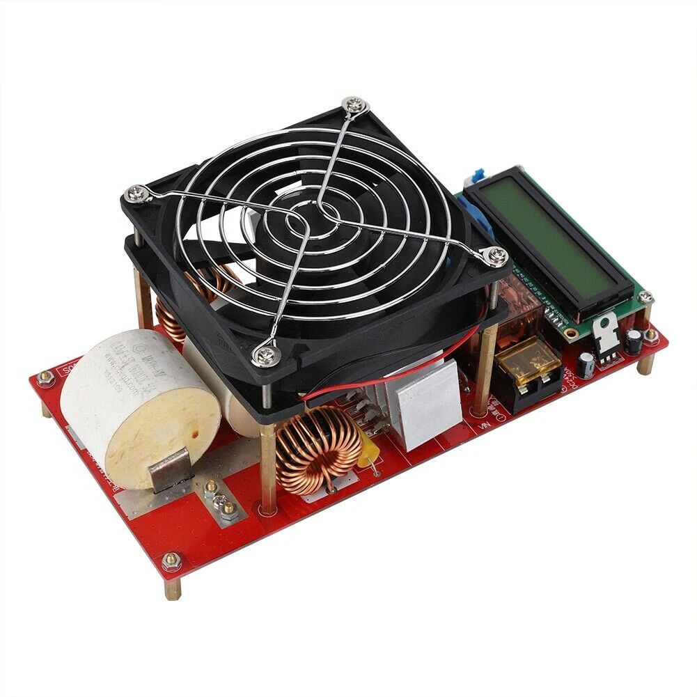 

ZVS 2000W Melt Metals Tool Durable Induction Heater Module Electric High Voltage Temperature Protection Driver With Coil Adapter